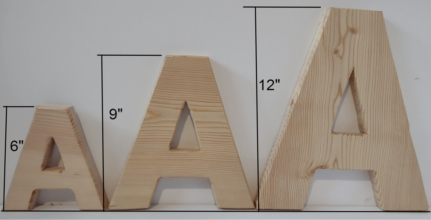 Wooden Letters