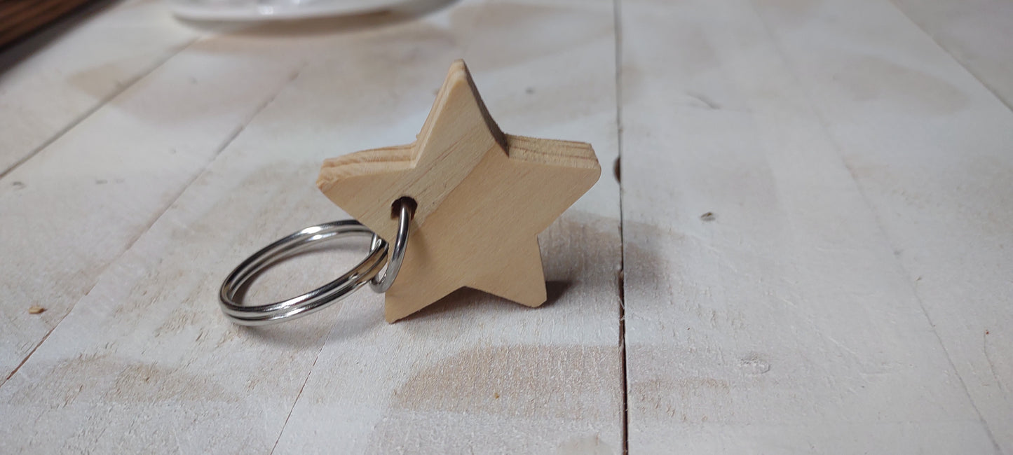 Wooden Keychains