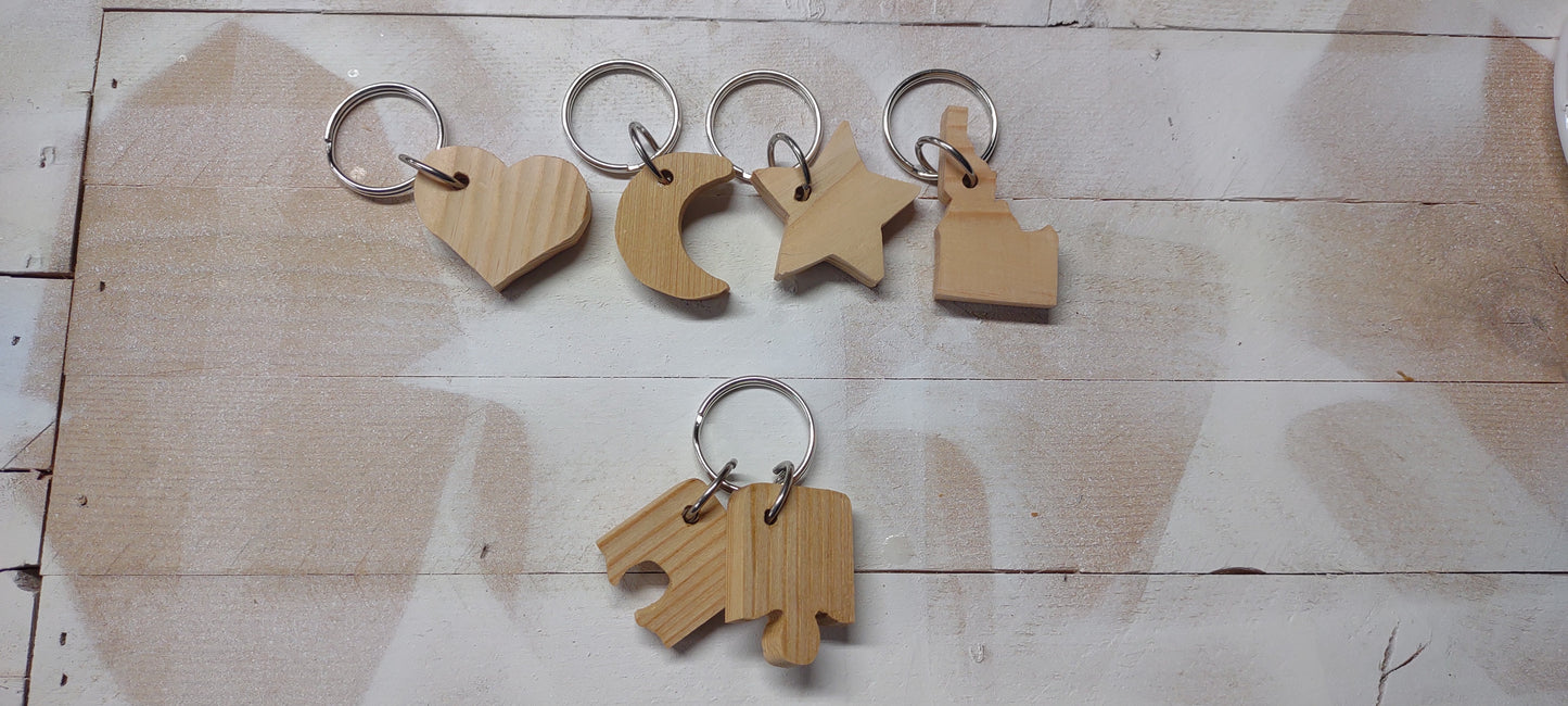 Wooden Keychains