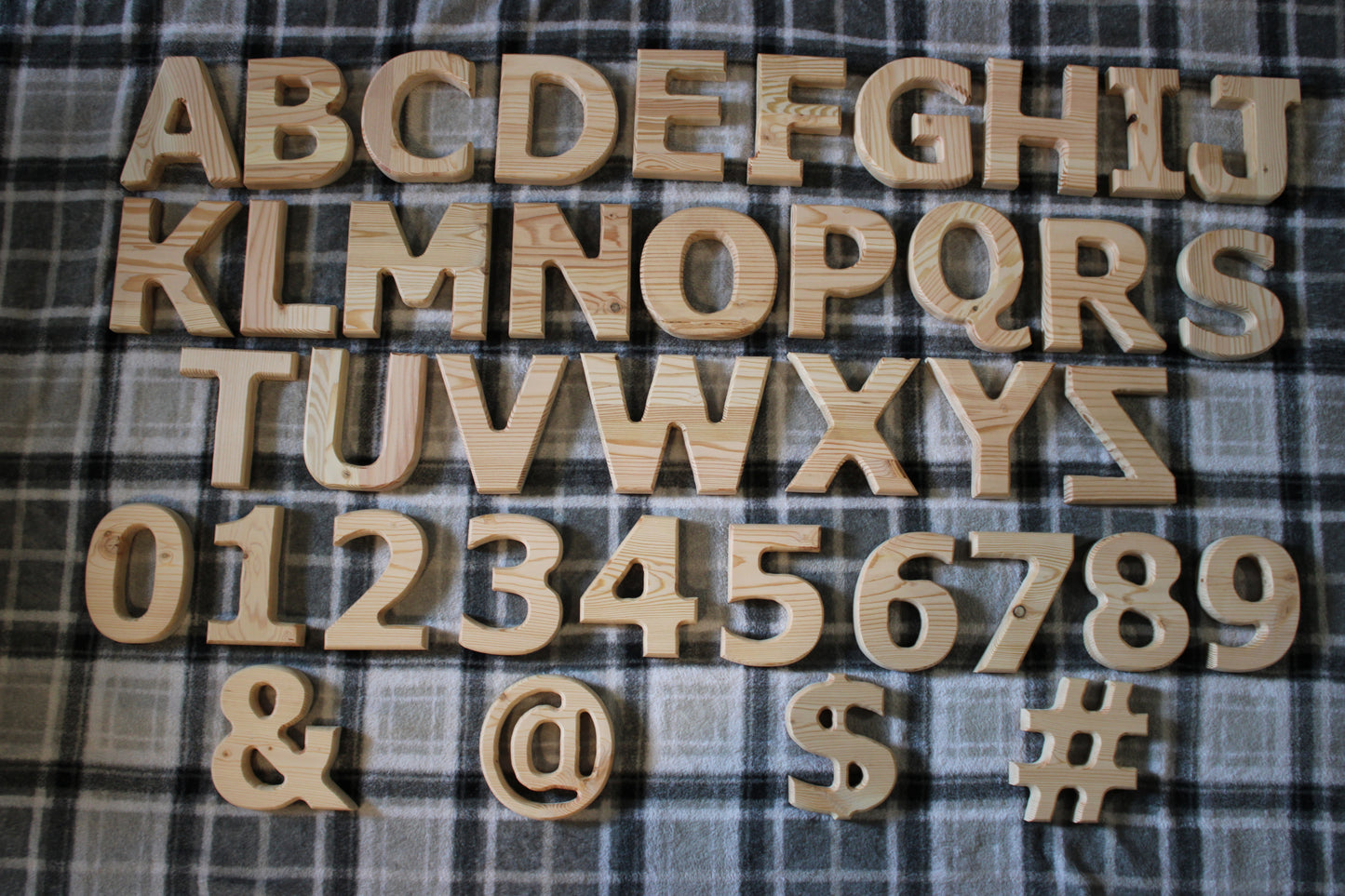 Wooden Letters